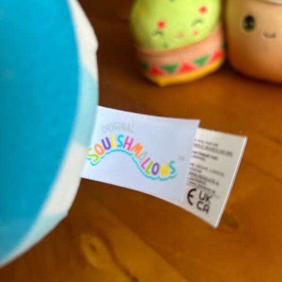 A lot of 4 5” squishmallows melly milk Gideon guacamole mocha latte Gigi tabby - Picture 6 of 7